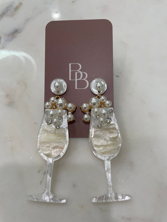 Champagne Earrings