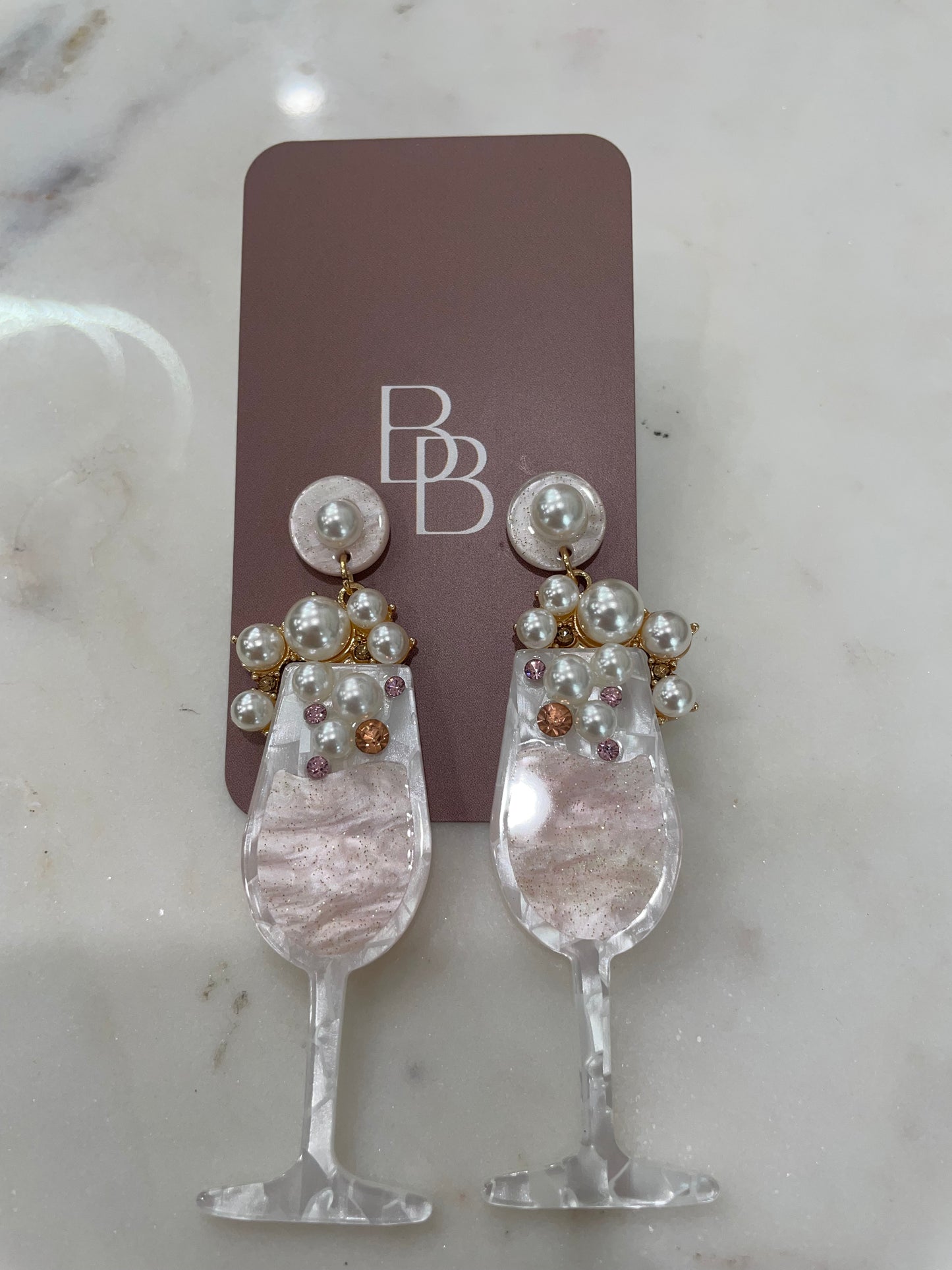 Champagne Earrings