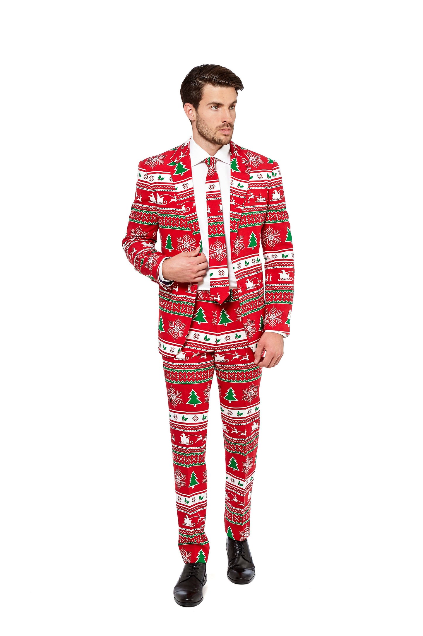 Men's Christmas Suit Red