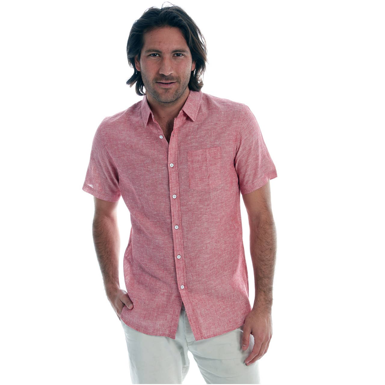 Solid Linen Shirt