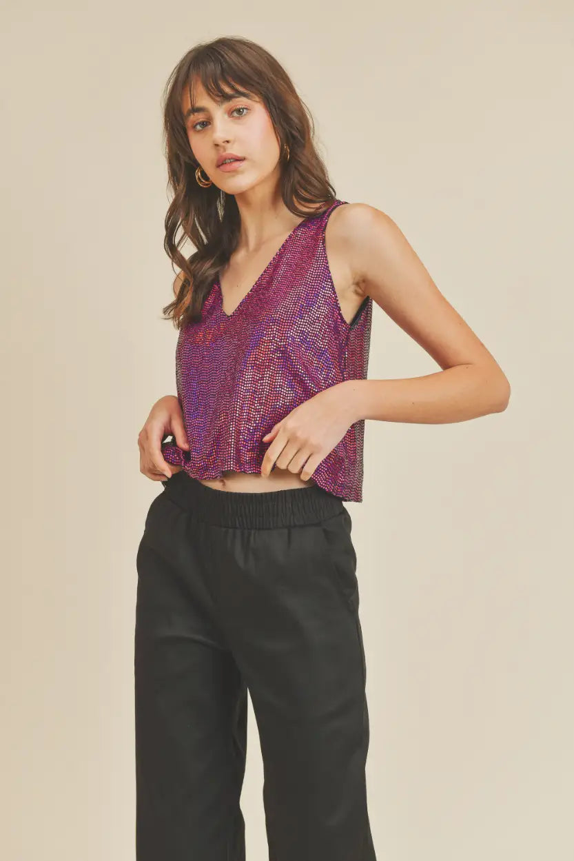 Shining Star Sequin Top