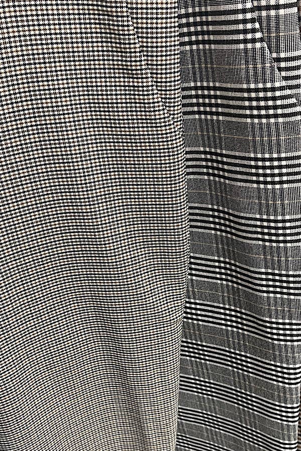 Plaid Trousers w Elastic Band