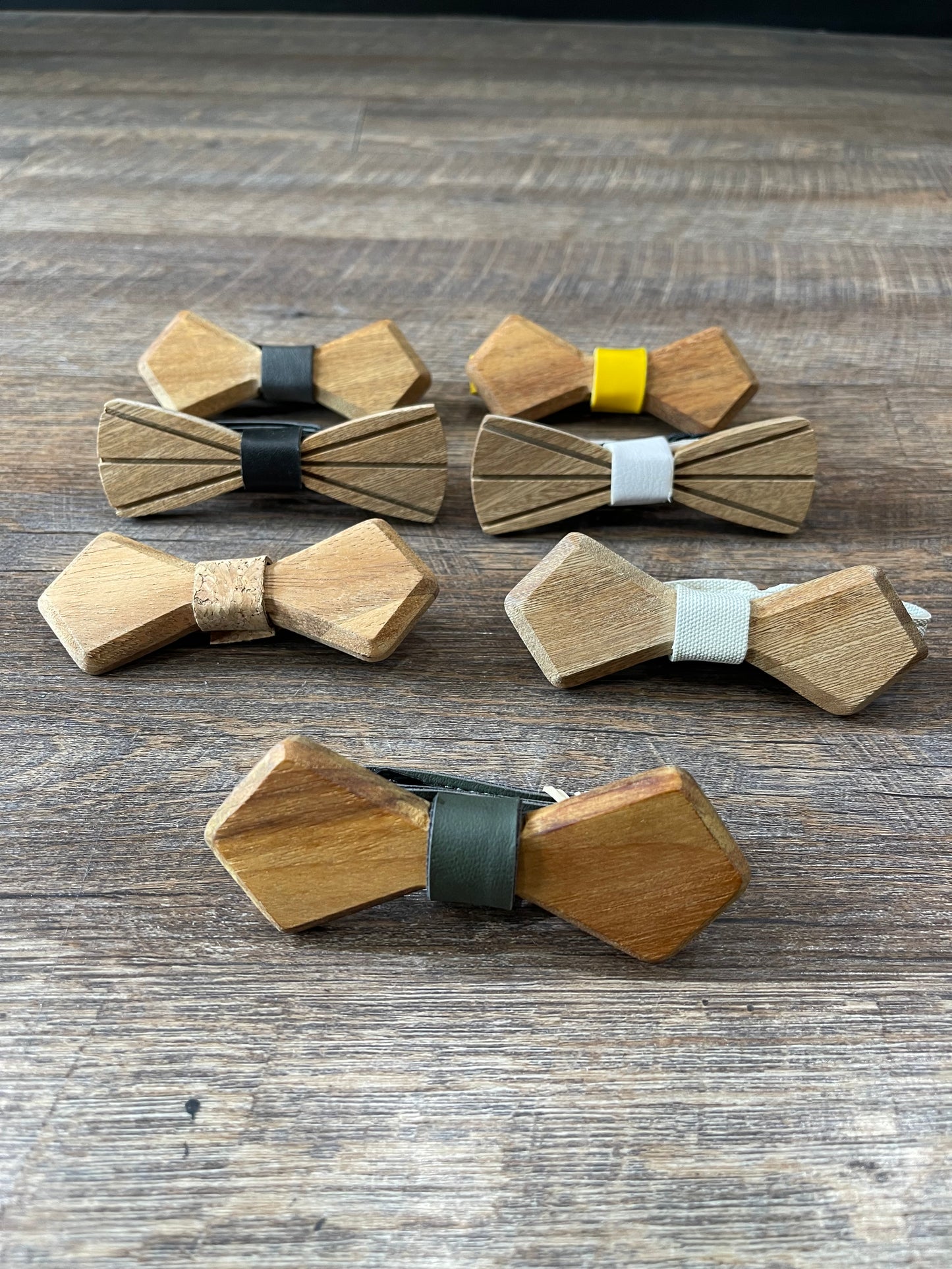 Wood Bow Ties