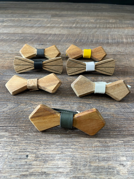 Wood Bow Ties