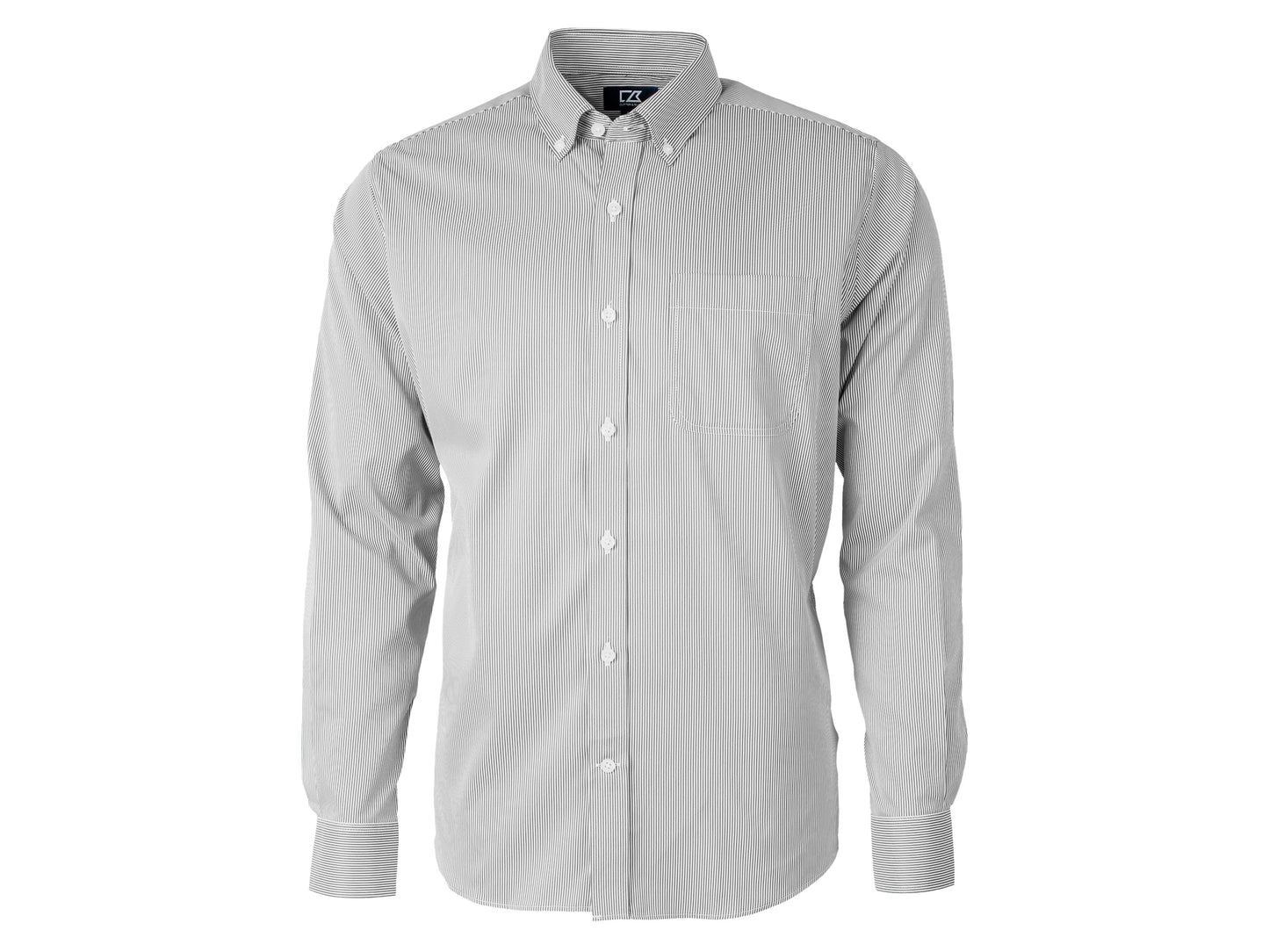 Cutter & Buck Versatech Pinstripe Shirt - BL