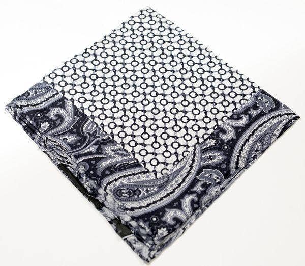 Silk Pocket Square - GREY
