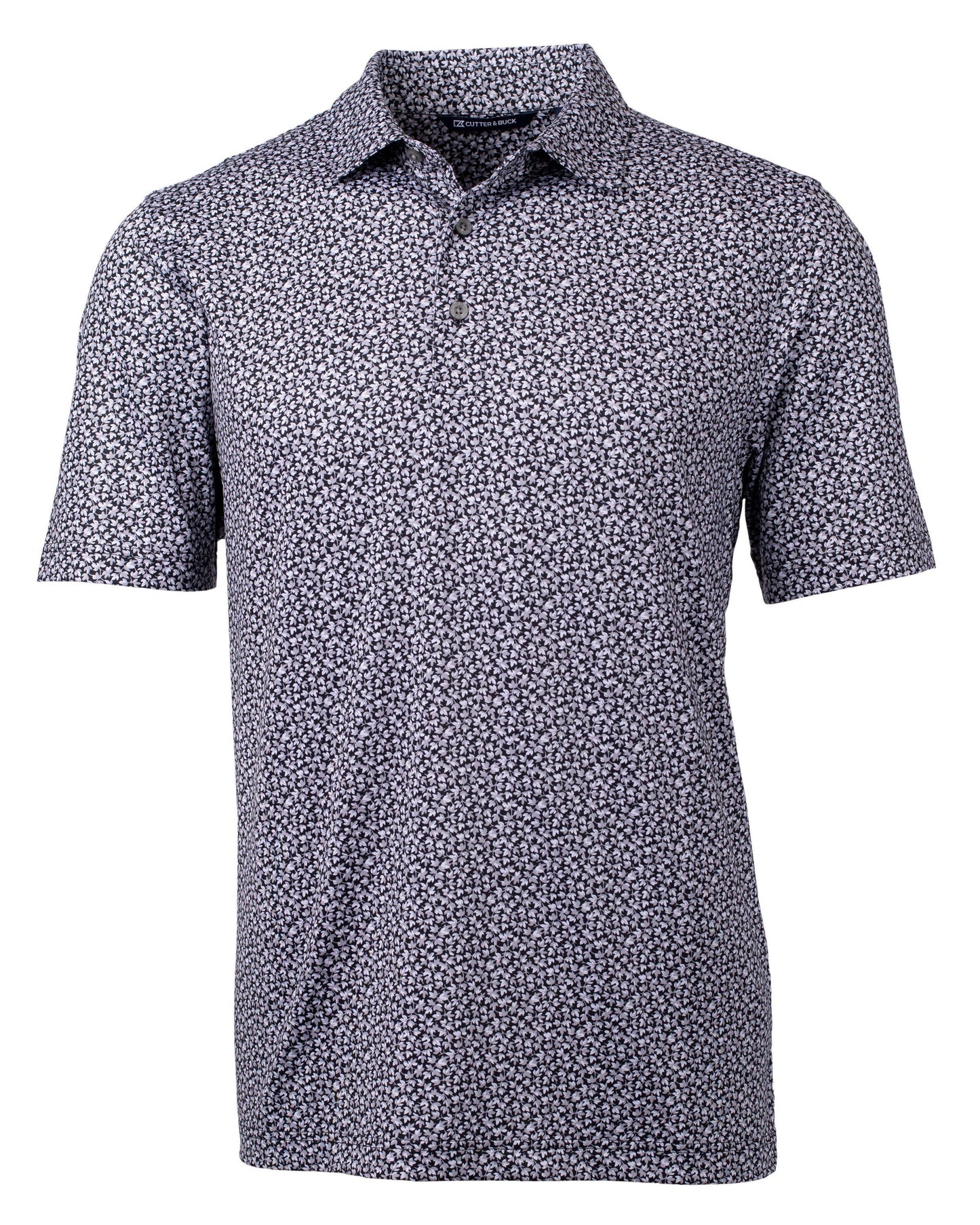 Cutter & Buck Pike Magnolia Print Stretch Men's Polo