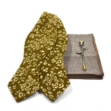 Floral Robin Hood Self Tie Bow Set