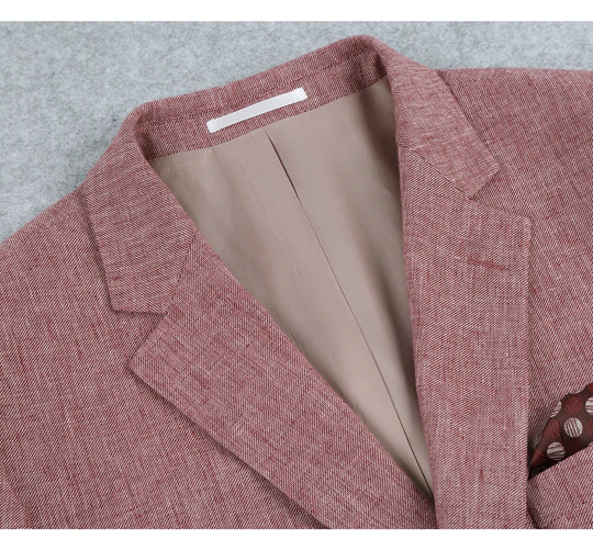 Classic Fit Blazer Linen Cotton Sport Coat