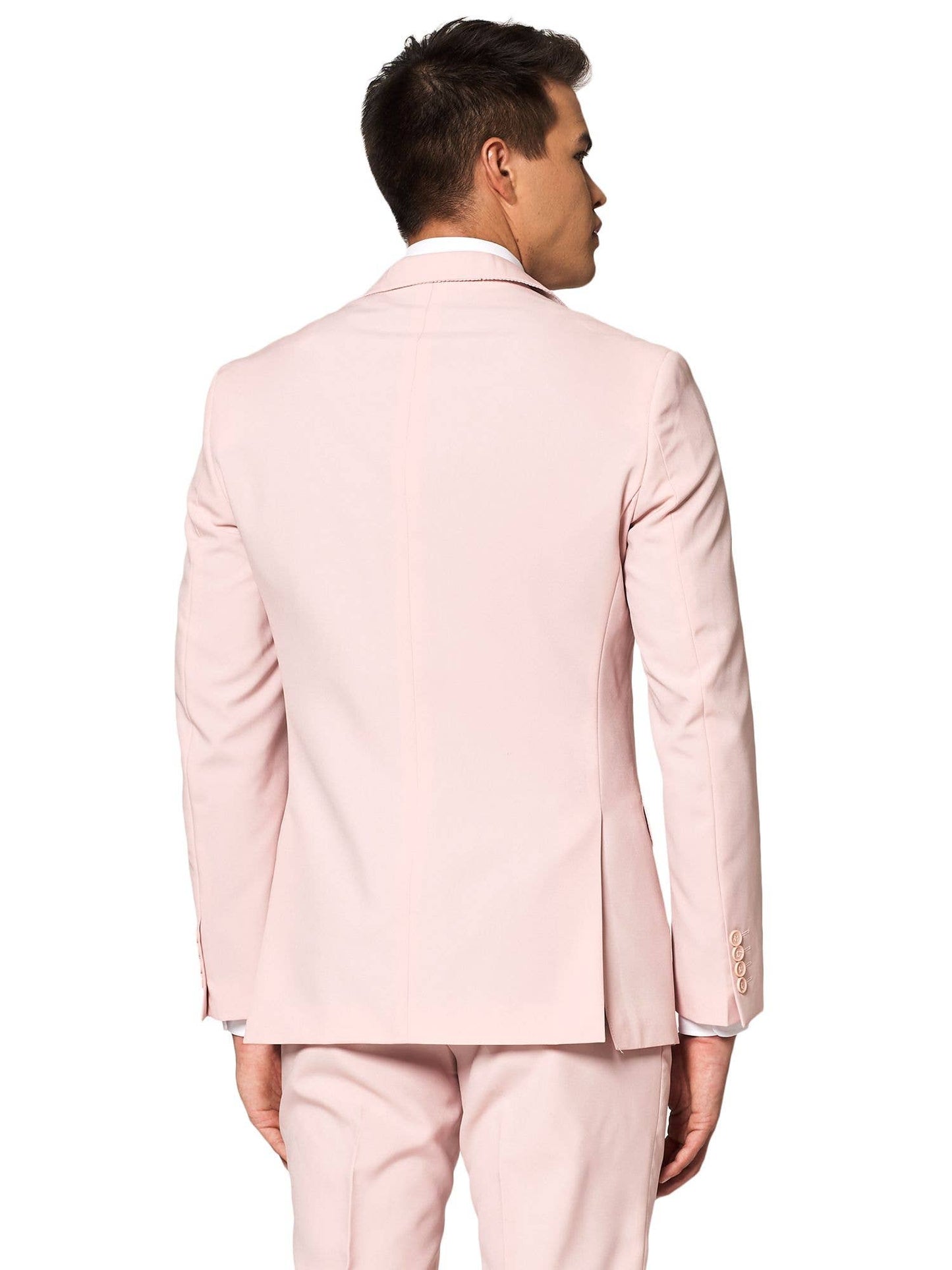 OppoSuits - US - Men's  Suit Pink Incl jacket, pants and tie: Pink / 100% Polyester / US 38