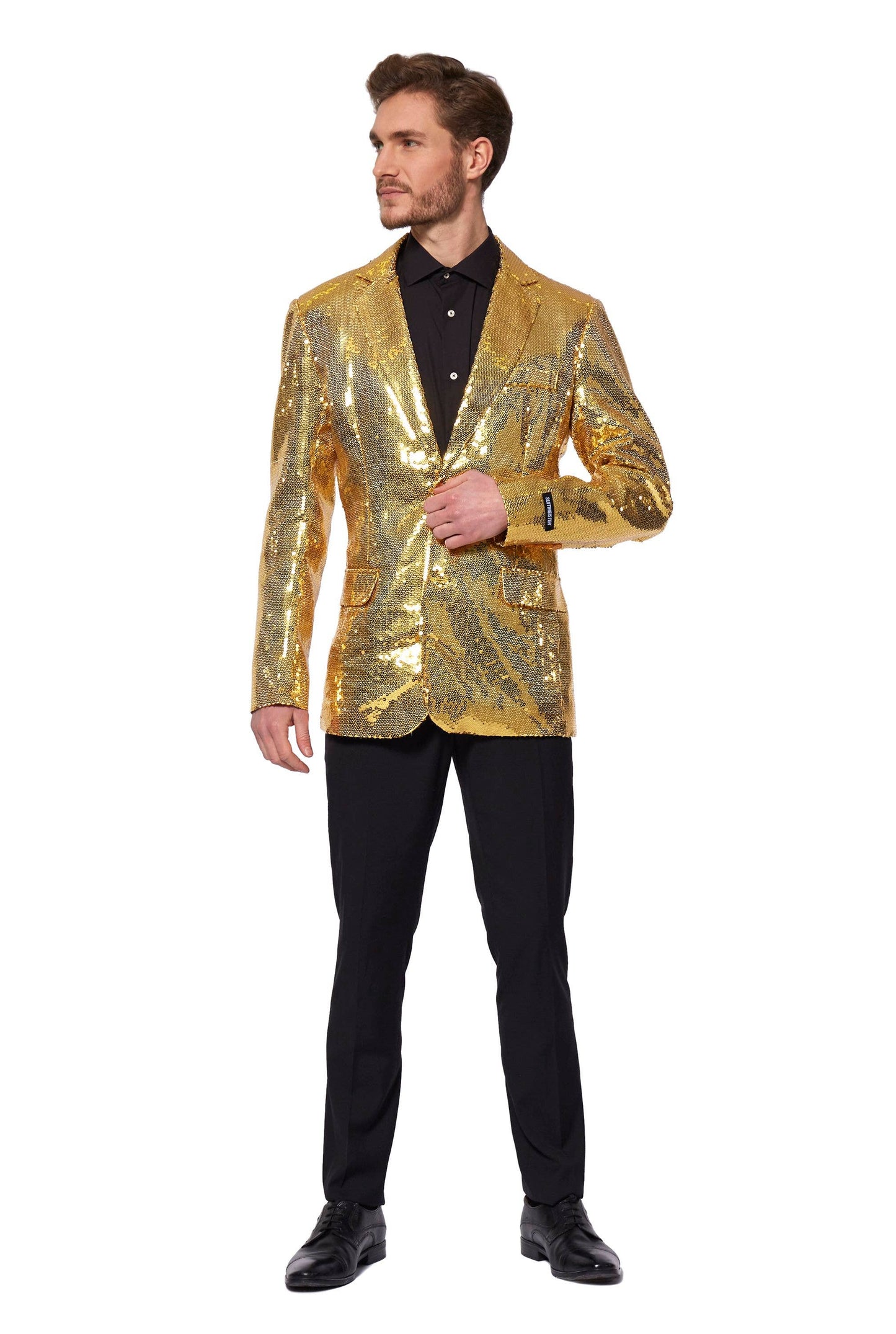 Men's Blazer Gold Sequin