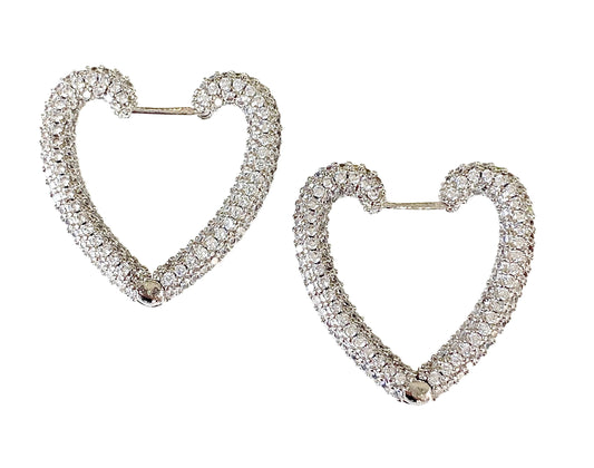 Gemelli Jewelry - Treasure Heart Hoop